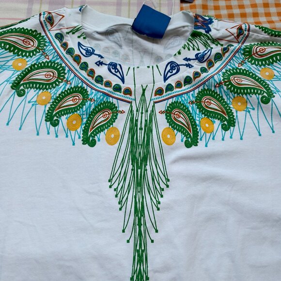 Marcelo Burlon County of Milan White Short-Sleeve T-Shirt - Picture 3 of 7